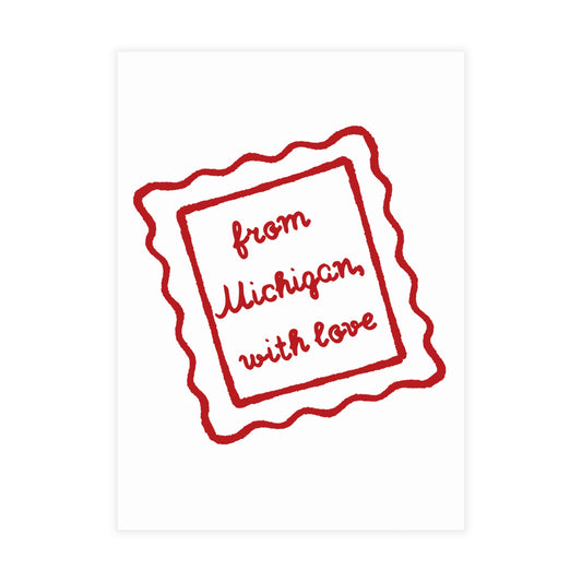 From MI with Love Postcard Bundles (envelopes included)