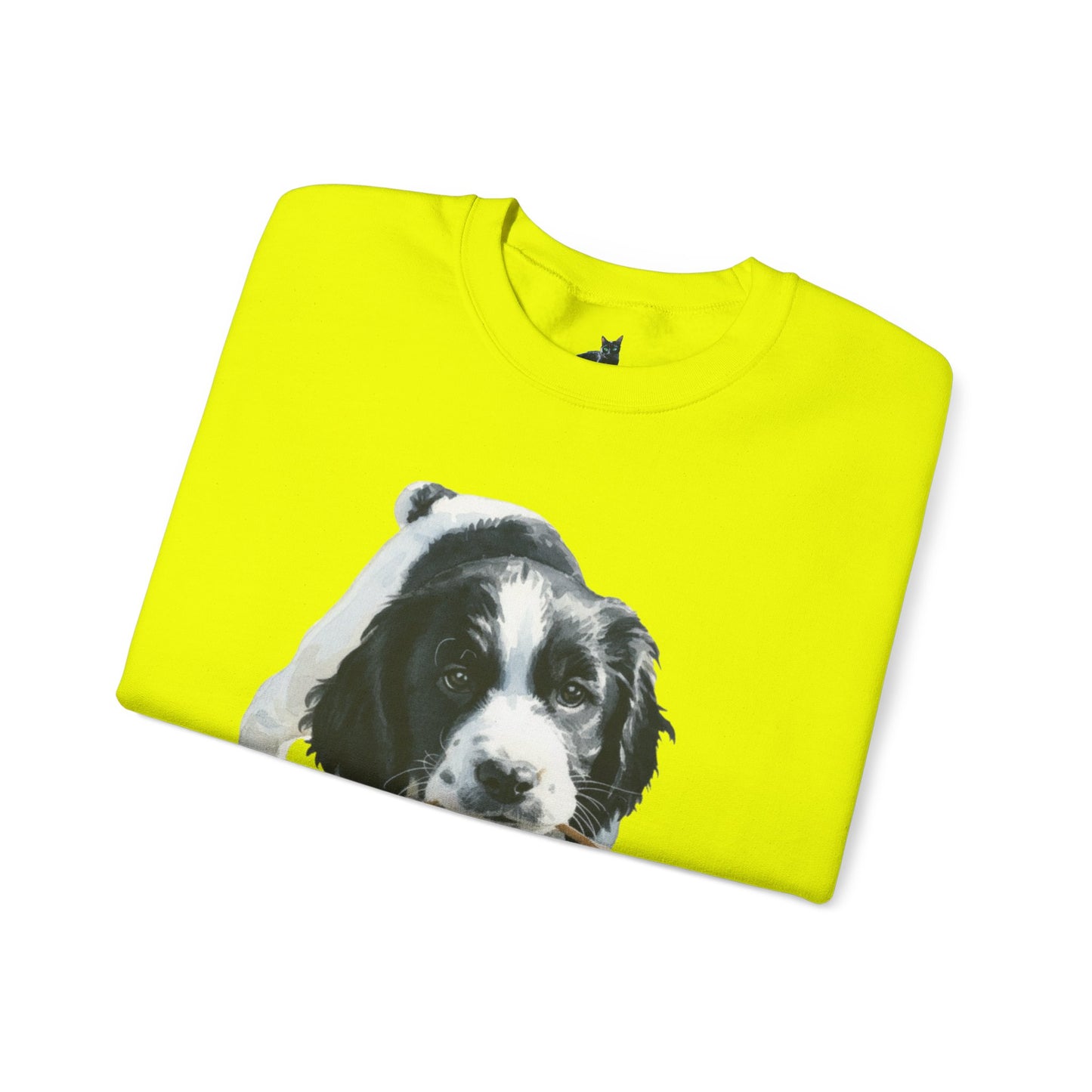 Springer Spaniel Puppy Portrait Crewneck Sweatshirt | Gift for Pet Lovers