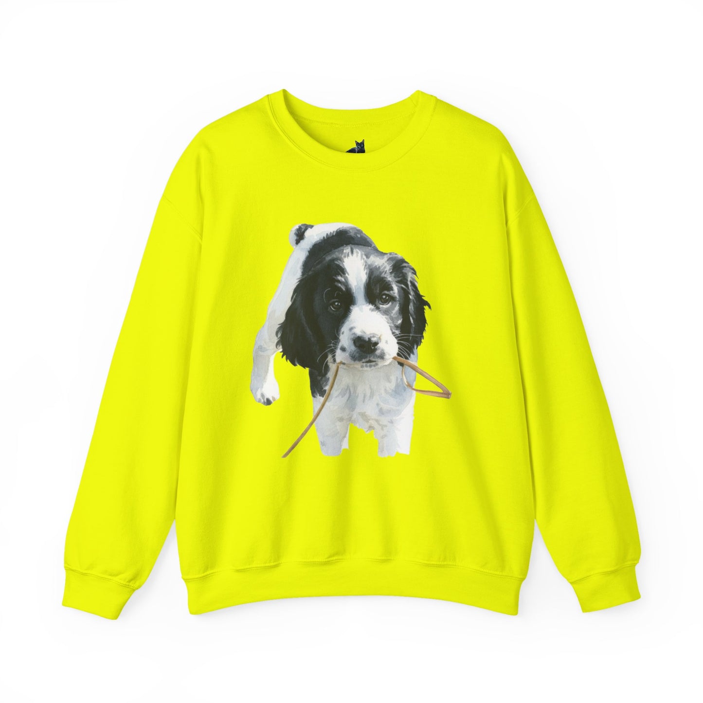 Springer Spaniel Puppy Portrait Crewneck Sweatshirt | Gift for Pet Lovers