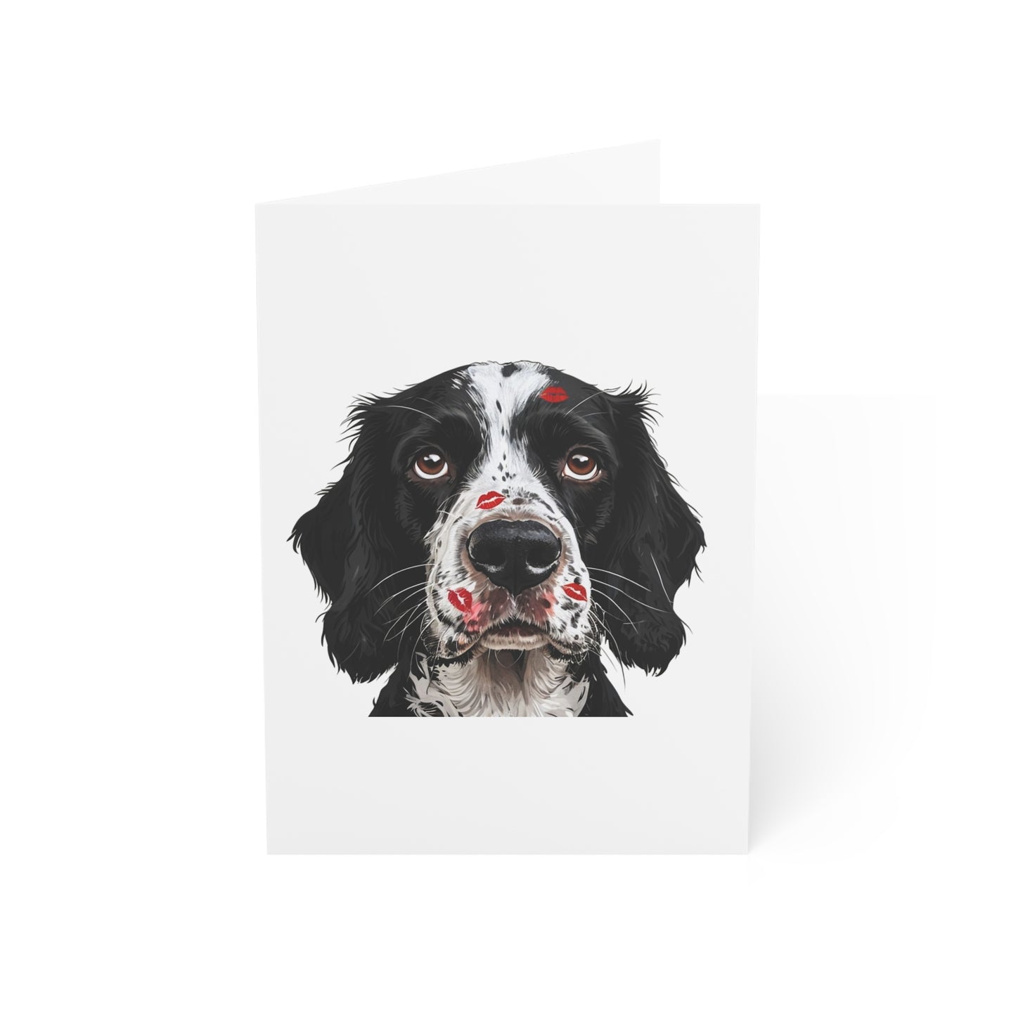 Springer Spaniel Love Greeting Cards (1/10/30/50 pcs) - Blank Note Cards with Envelopes