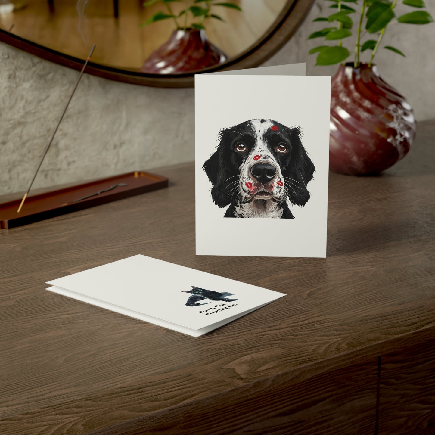 Springer Spaniel Love Greeting Cards (1/10/30/50 pcs) - Blank Note Cards with Envelopes
