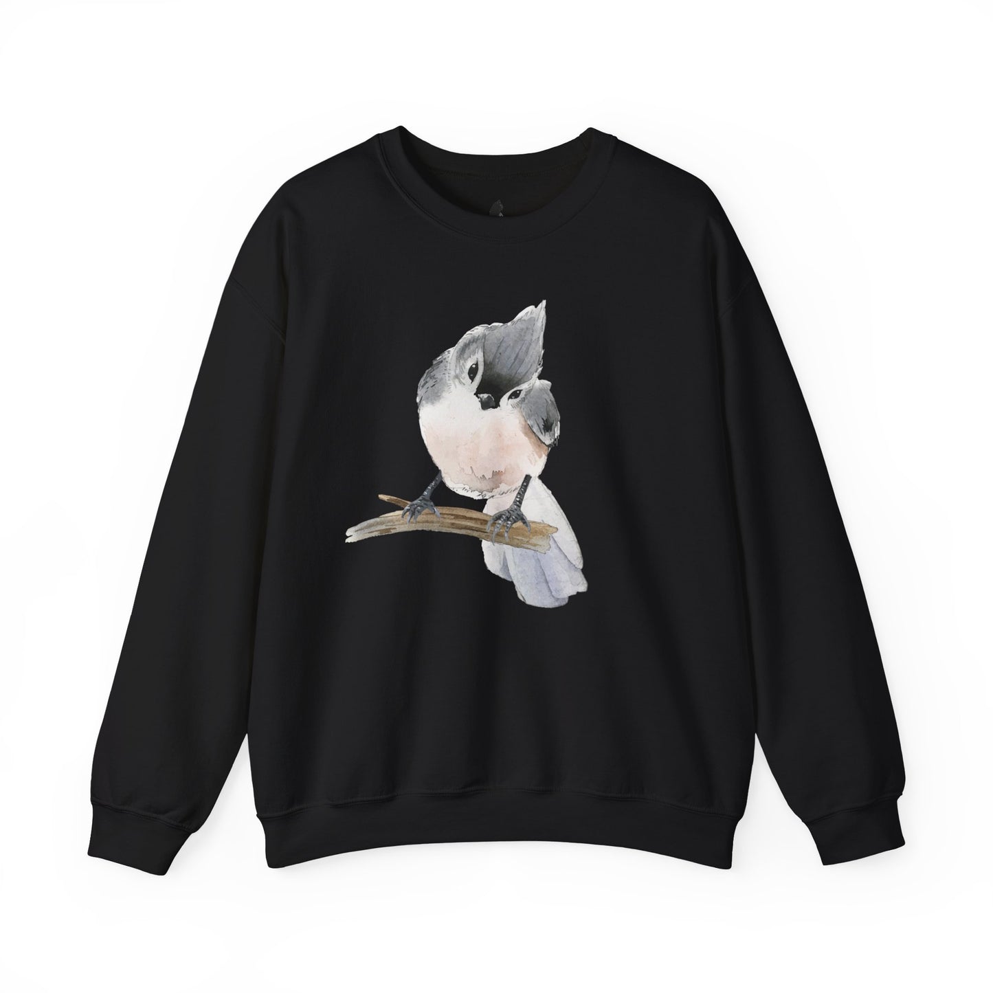 Barn Owl Flight Illustration Sweatshirt — "Certified Bird Nerd" Crewneck