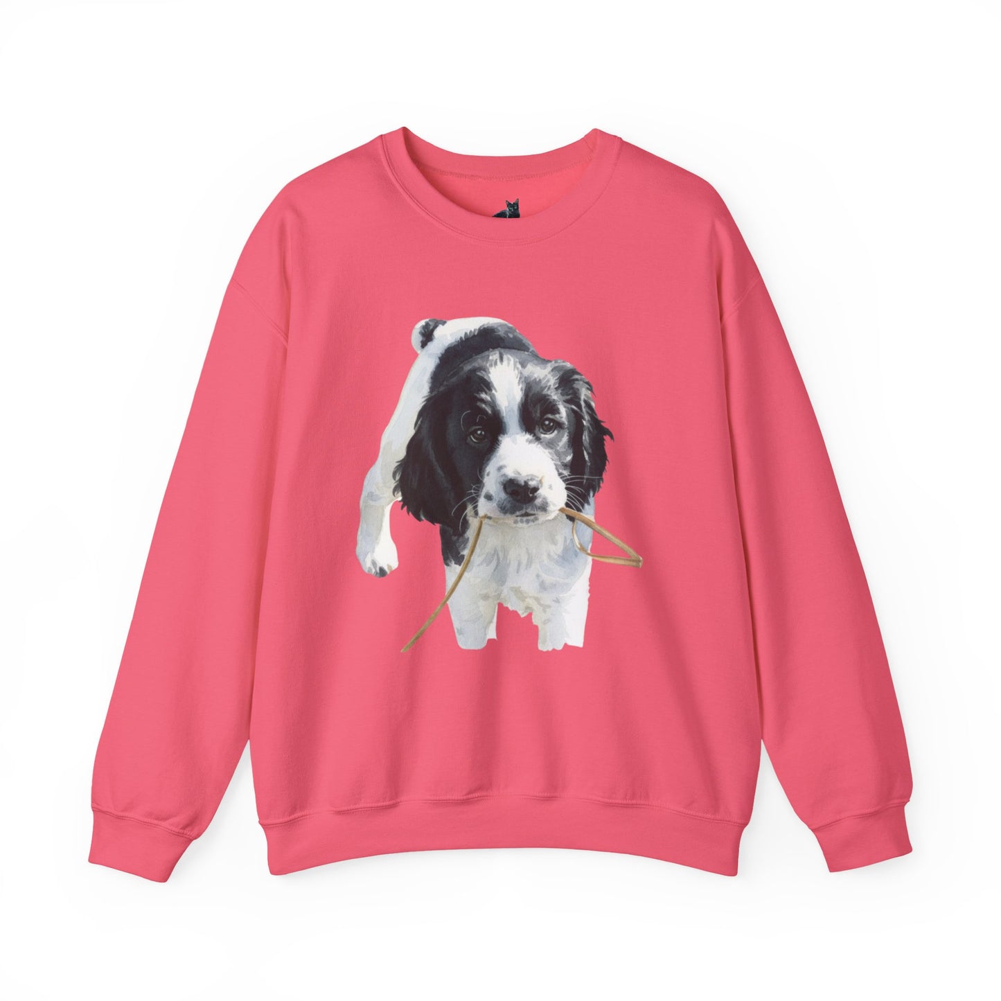 Springer Spaniel Puppy Portrait Crewneck Sweatshirt | Gift for Pet Lovers