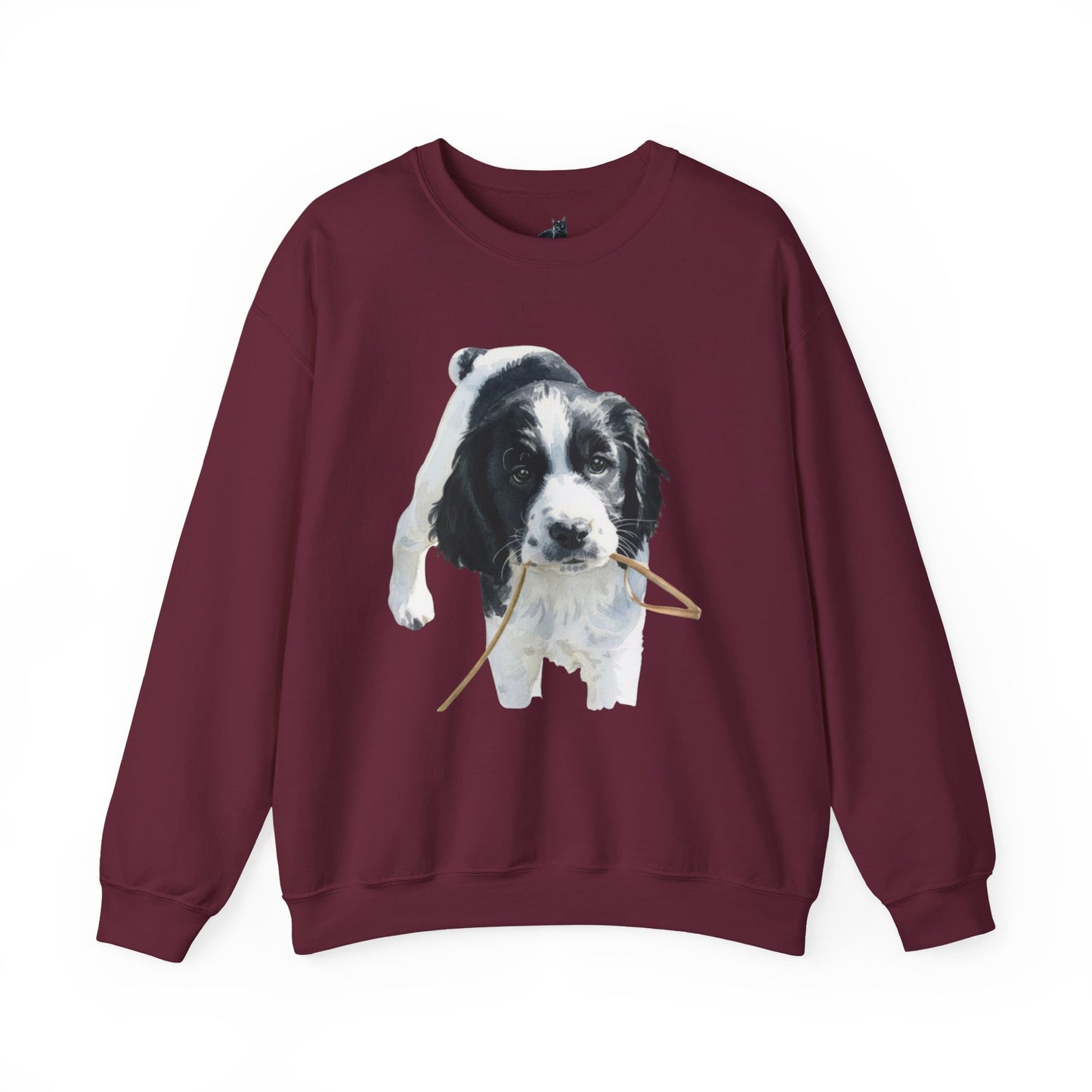 Springer Spaniel Puppy Portrait Crewneck Sweatshirt | Gift for Pet Lovers