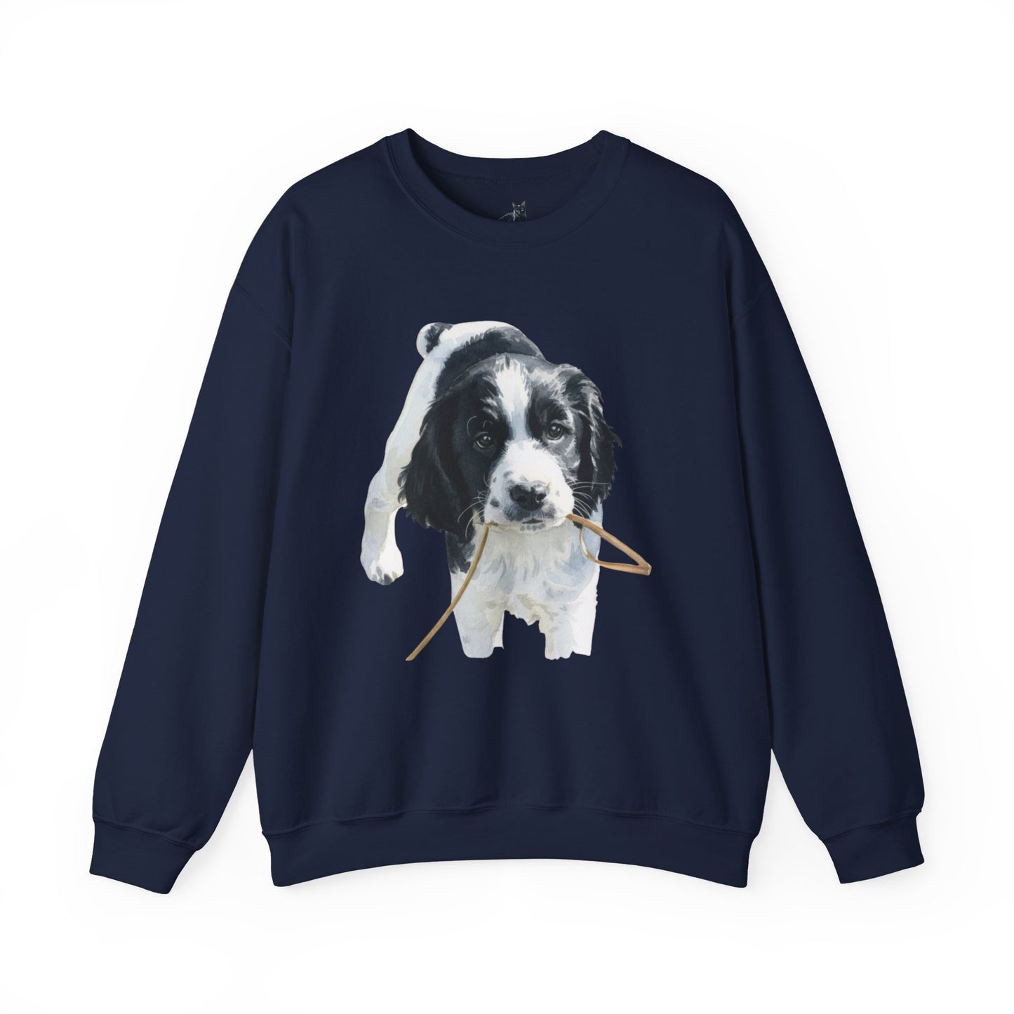 Springer Spaniel Puppy Portrait Crewneck Sweatshirt | Gift for Pet Lovers
