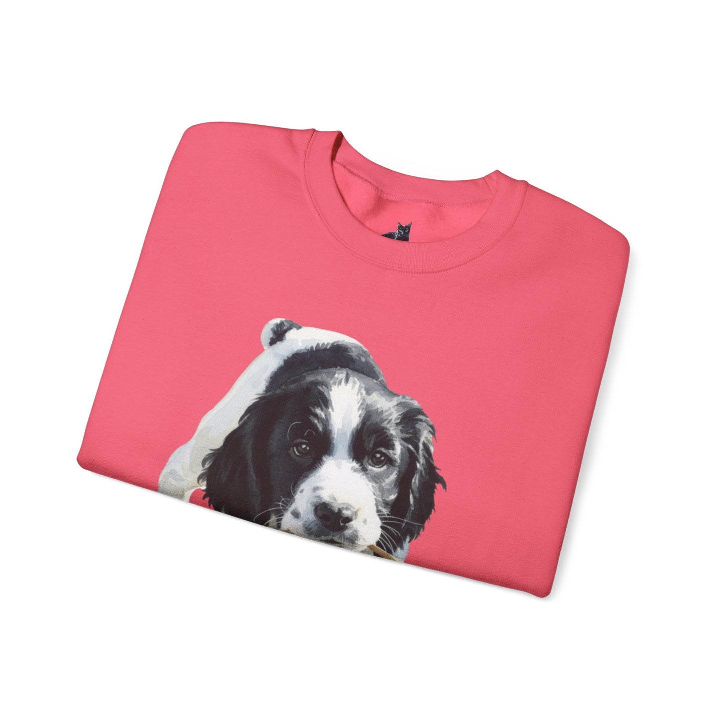 Springer Spaniel Puppy Portrait Crewneck Sweatshirt | Gift for Pet Lovers