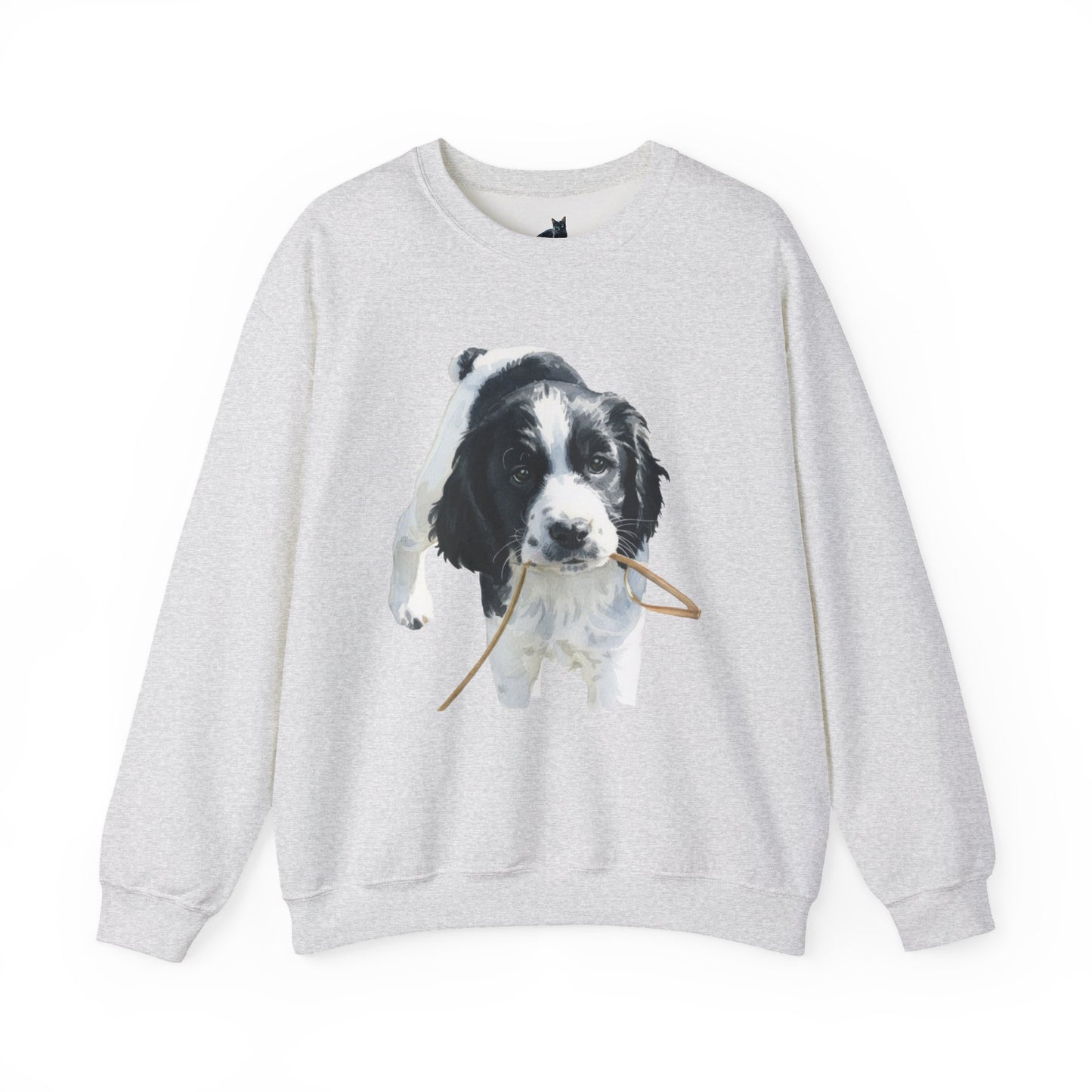 Springer Spaniel Puppy Portrait Crewneck Sweatshirt | Gift for Pet Lovers