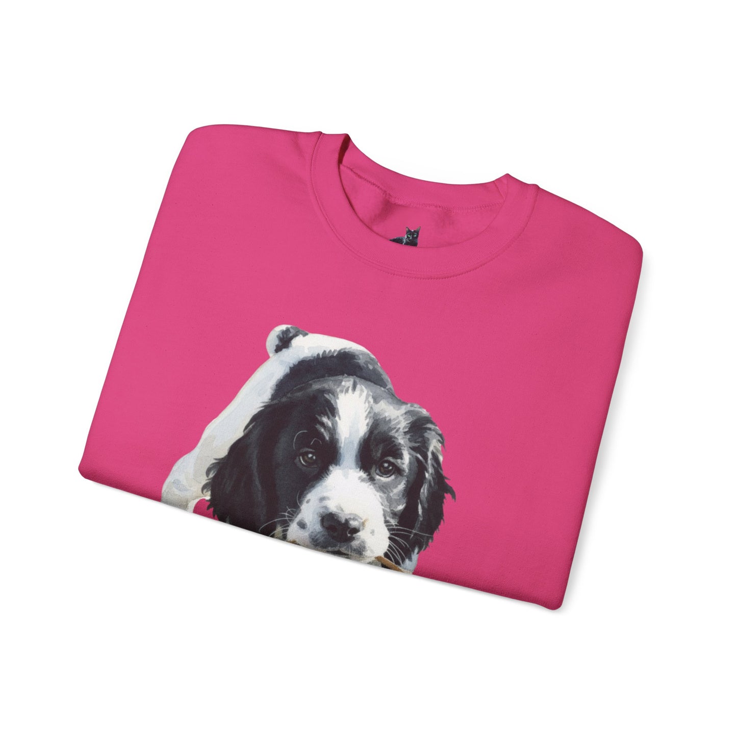 Springer Spaniel Puppy Portrait Crewneck Sweatshirt | Gift for Pet Lovers