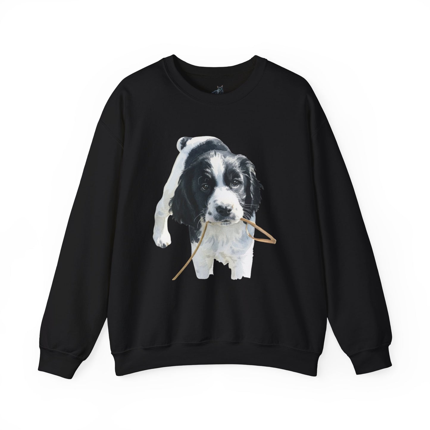 Springer Spaniel Puppy Portrait Crewneck Sweatshirt | Gift for Pet Lovers