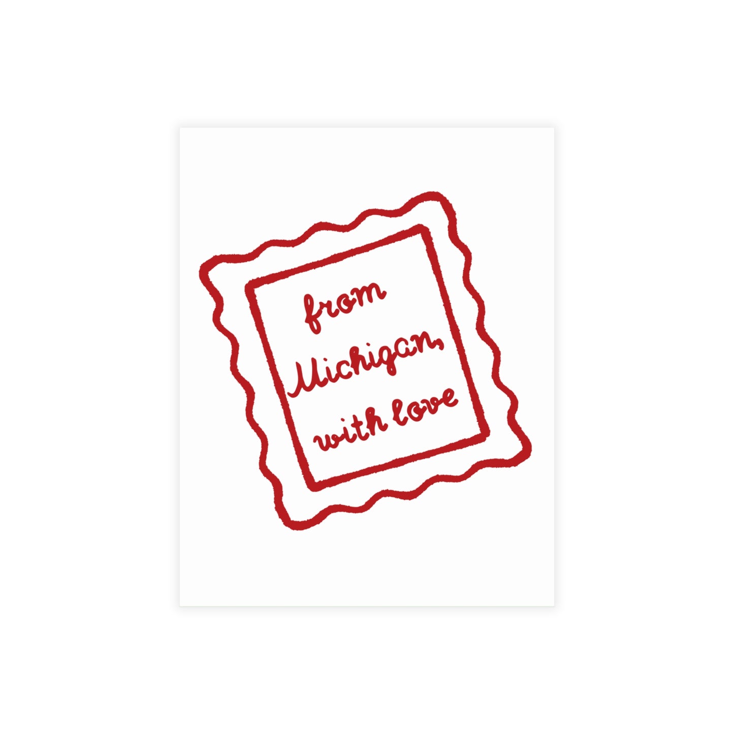 From MI with Love Postcard Bundles (envelopes included)