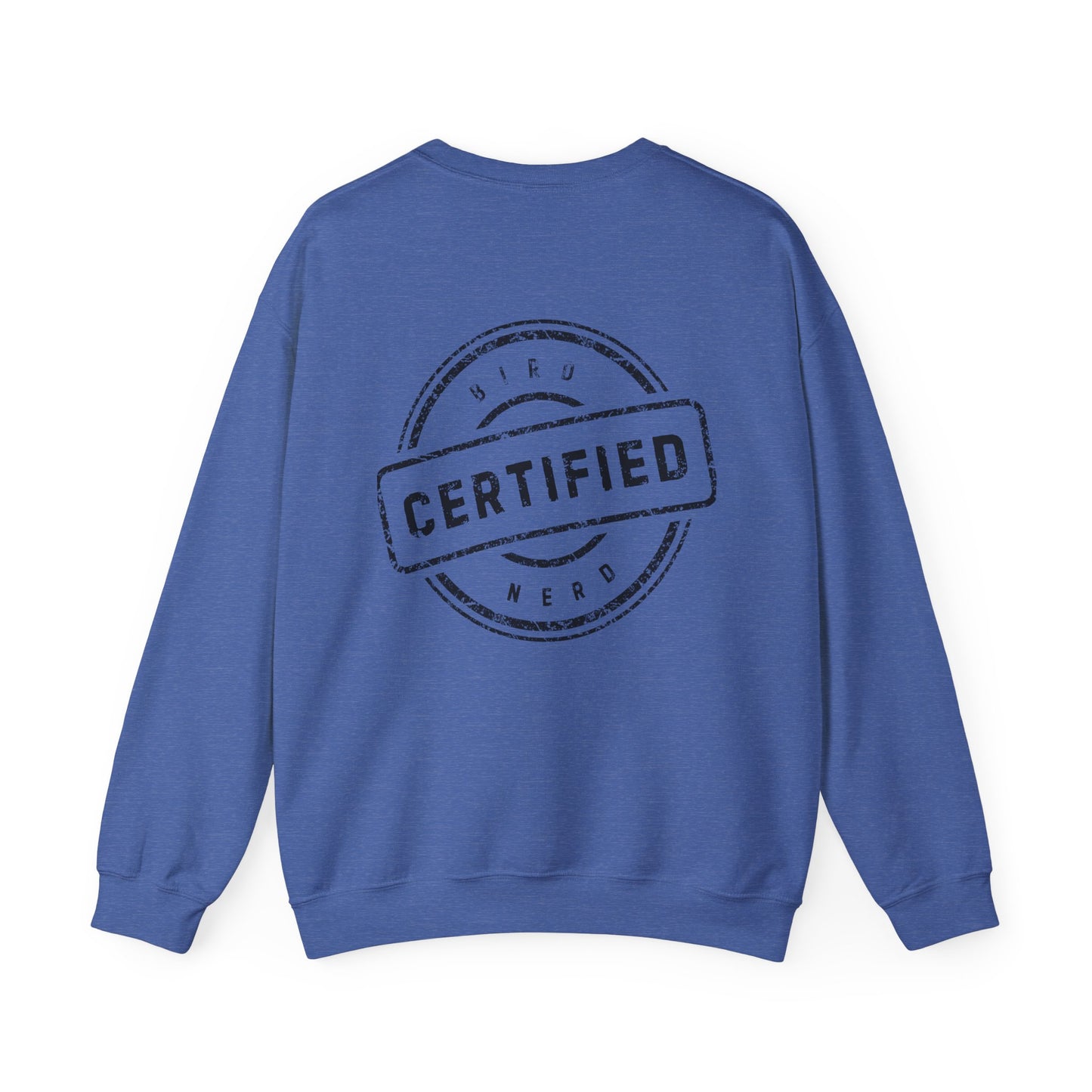 Tufted Titmouse Illustration Sweatshirt — 'Certified Bird Nerd' Crewneck