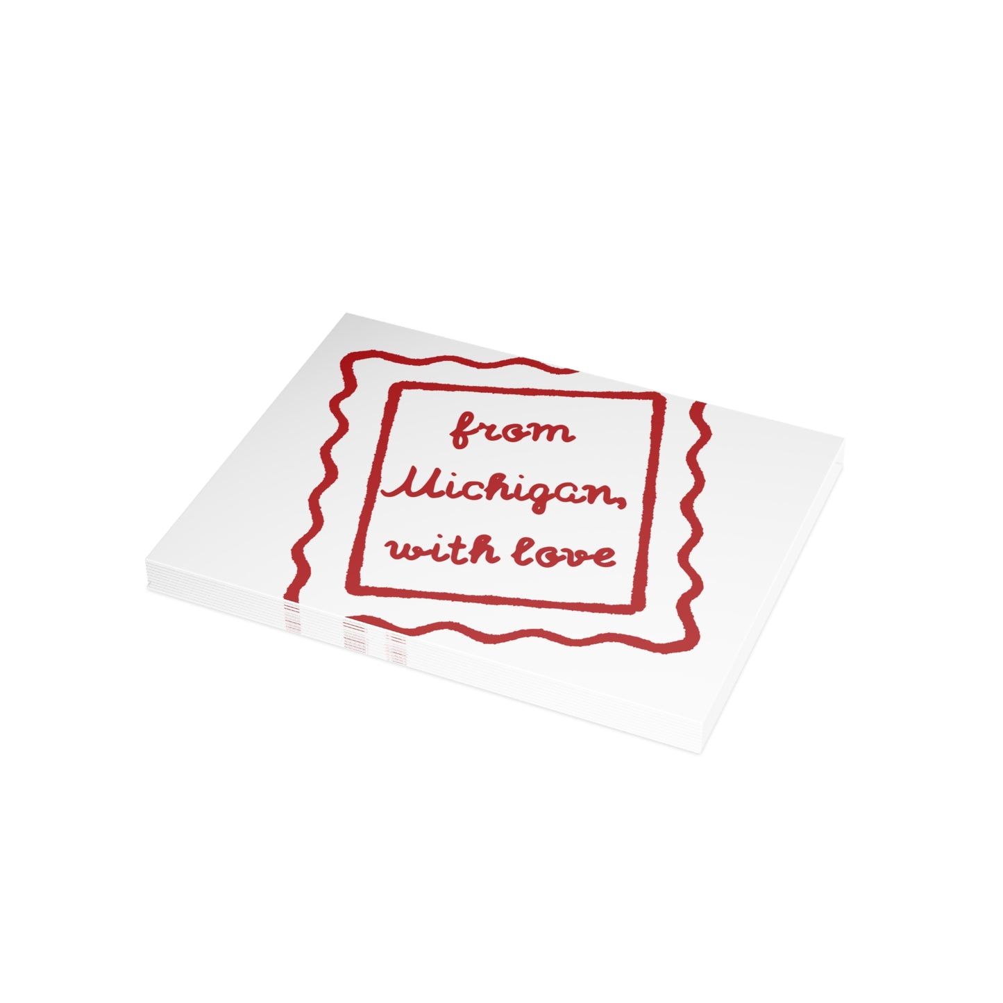 From MI with Love Postcard Bundles (envelopes included)