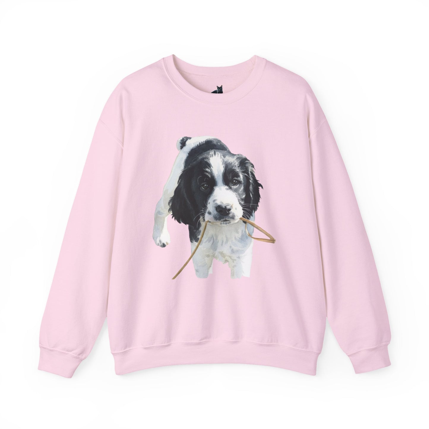 Springer Spaniel Puppy Portrait Crewneck Sweatshirt | Gift for Pet Lovers