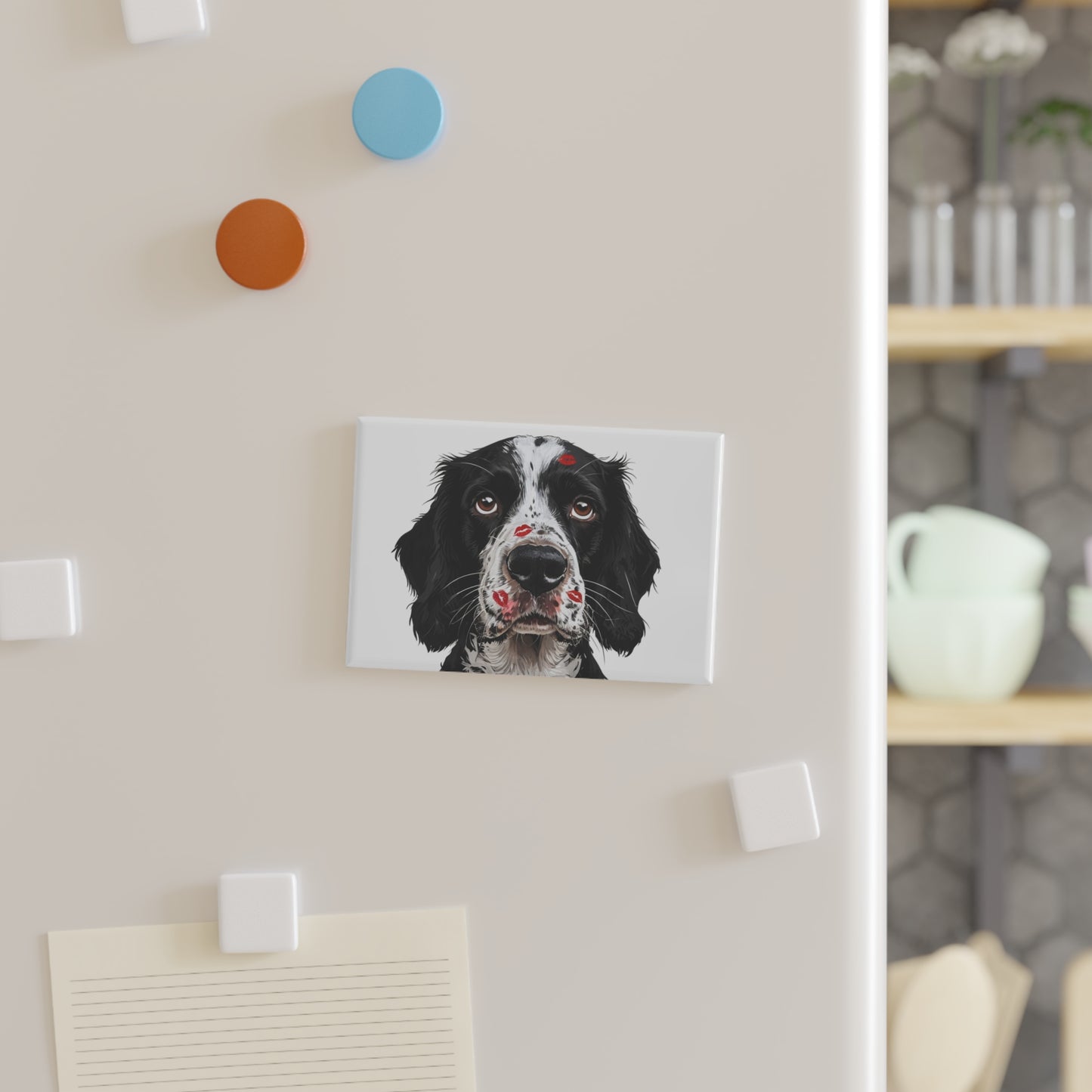 Springer Spaniel Love Dog Magnet — Rectangle Refrigerator Magnet