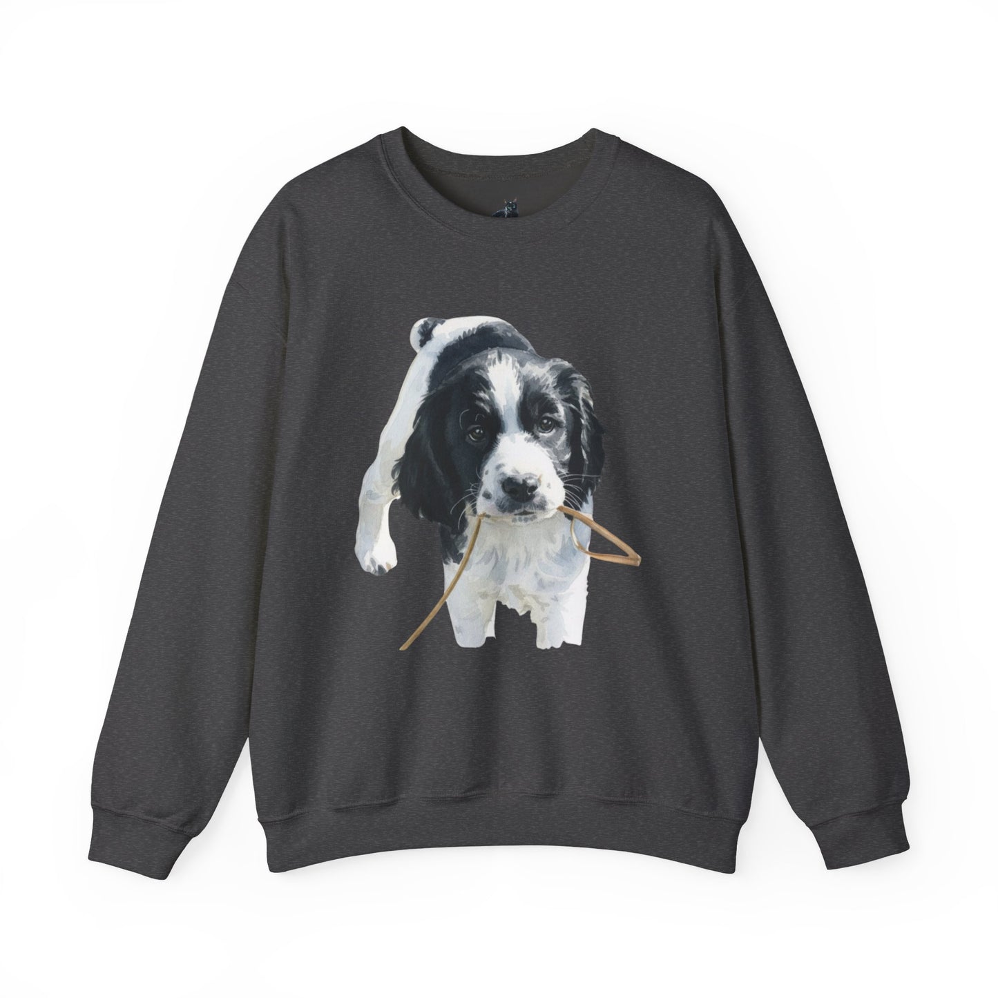 Springer Spaniel Puppy Portrait Crewneck Sweatshirt | Gift for Pet Lovers