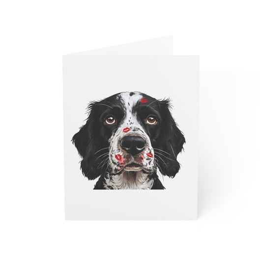 Springer Spaniel Love Greeting Cards (1/10/30/50 pcs) - Blank Note Cards with Envelopes