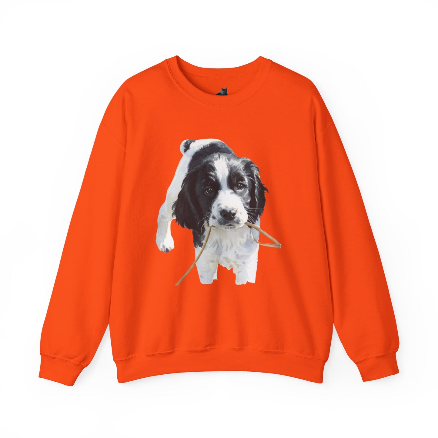 Springer Spaniel Puppy Portrait Crewneck Sweatshirt | Gift for Pet Lovers
