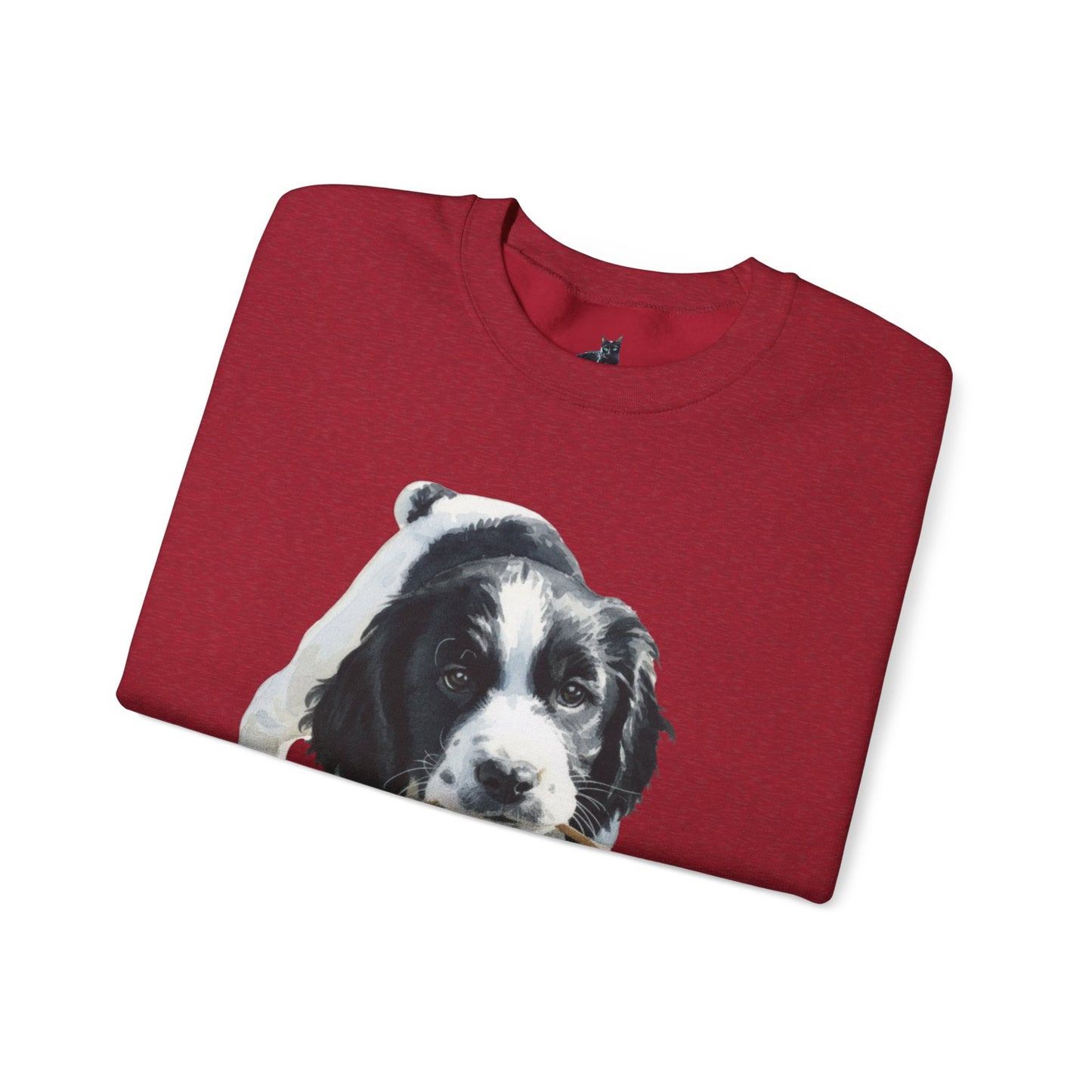 Springer Spaniel Puppy Portrait Crewneck Sweatshirt | Gift for Pet Lovers