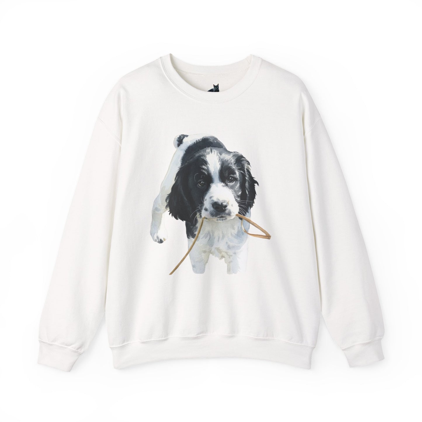Springer Spaniel Puppy Portrait Crewneck Sweatshirt | Gift for Pet Lovers