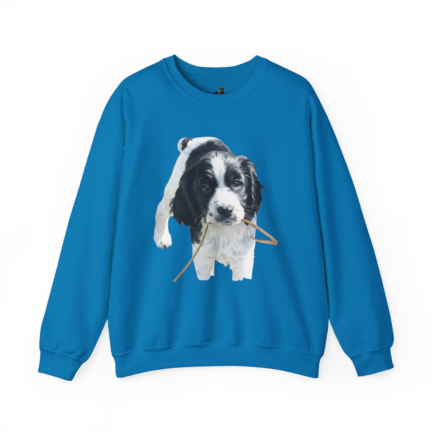 Springer Spaniel Puppy Portrait Crewneck Sweatshirt | Gift for Pet Lovers