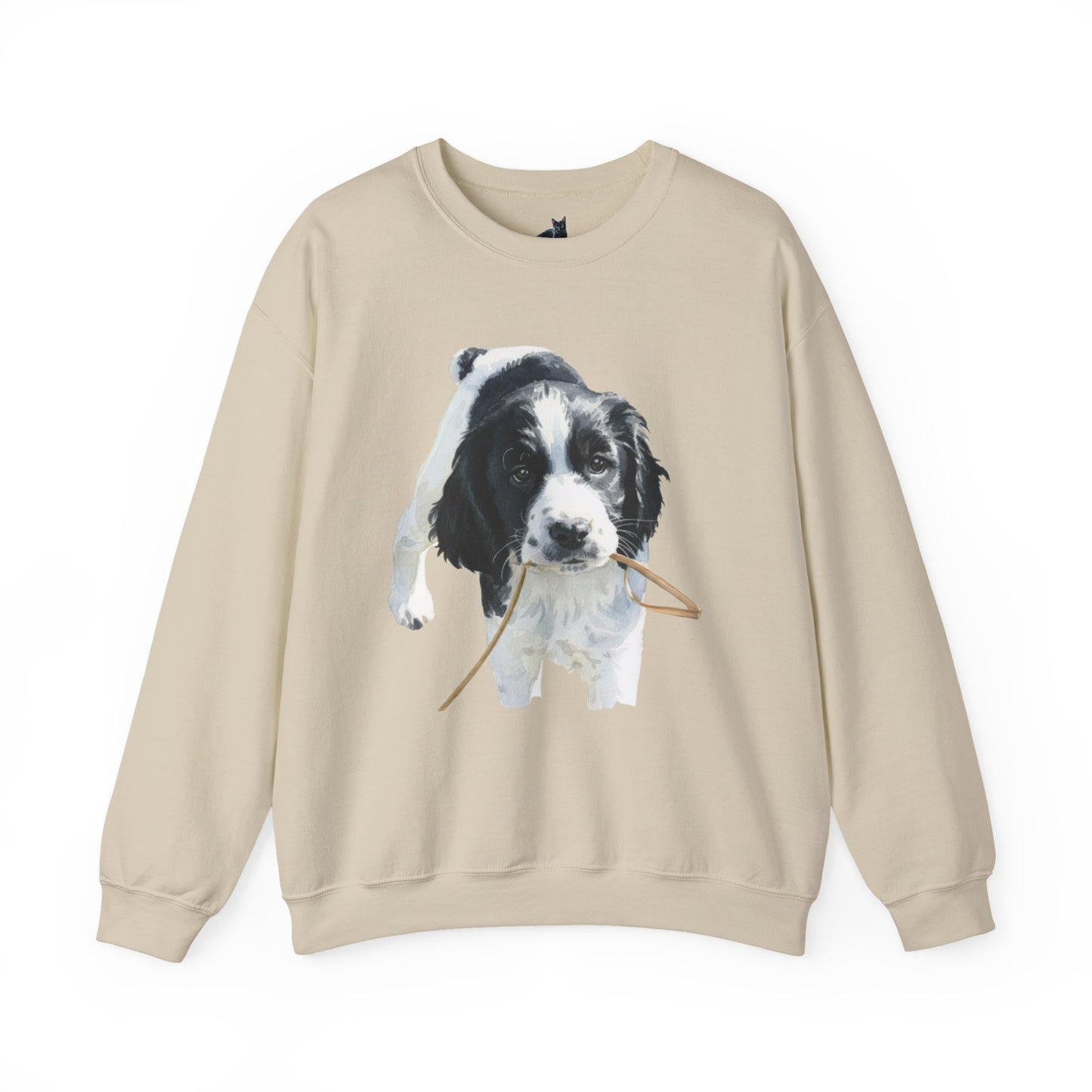 Springer Spaniel Puppy Portrait Crewneck Sweatshirt | Gift for Pet Lovers