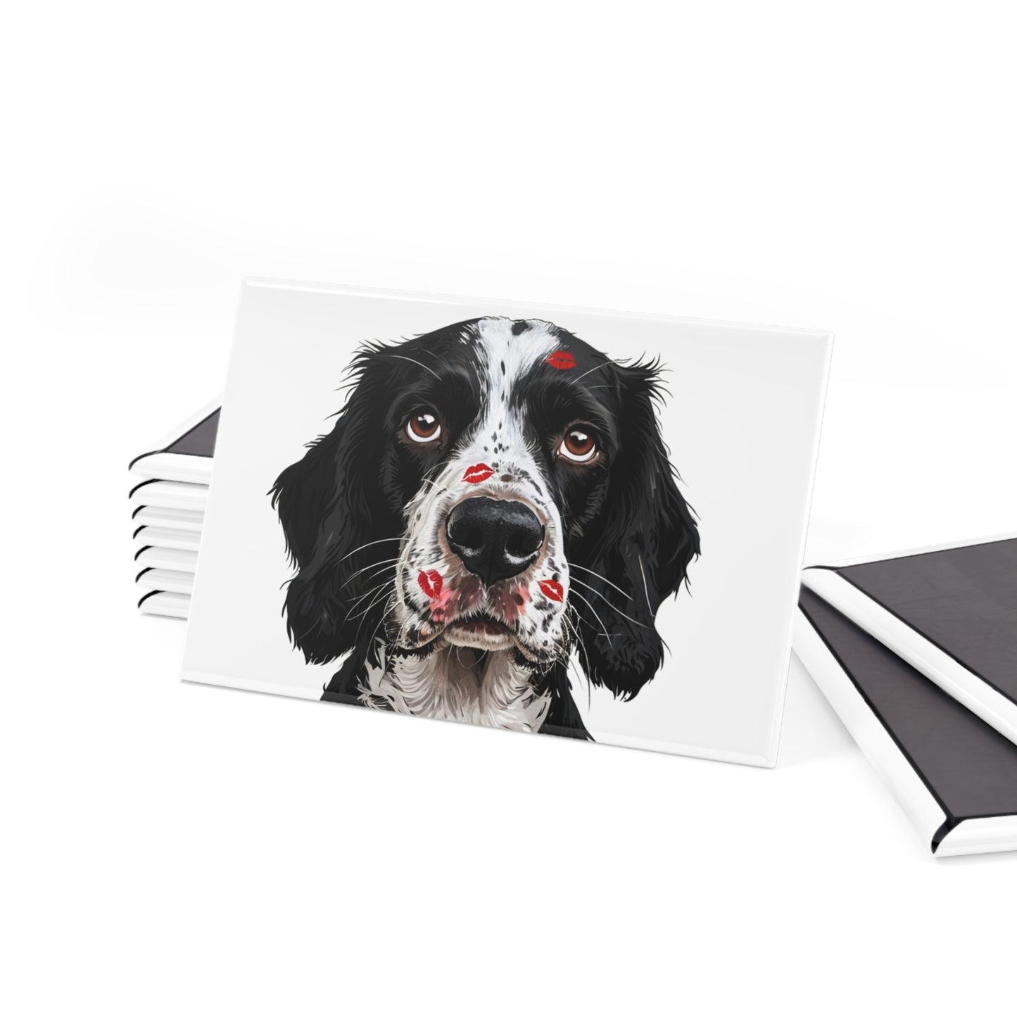 Springer Spaniel Love Dog Magnet — Rectangle Refrigerator Magnet