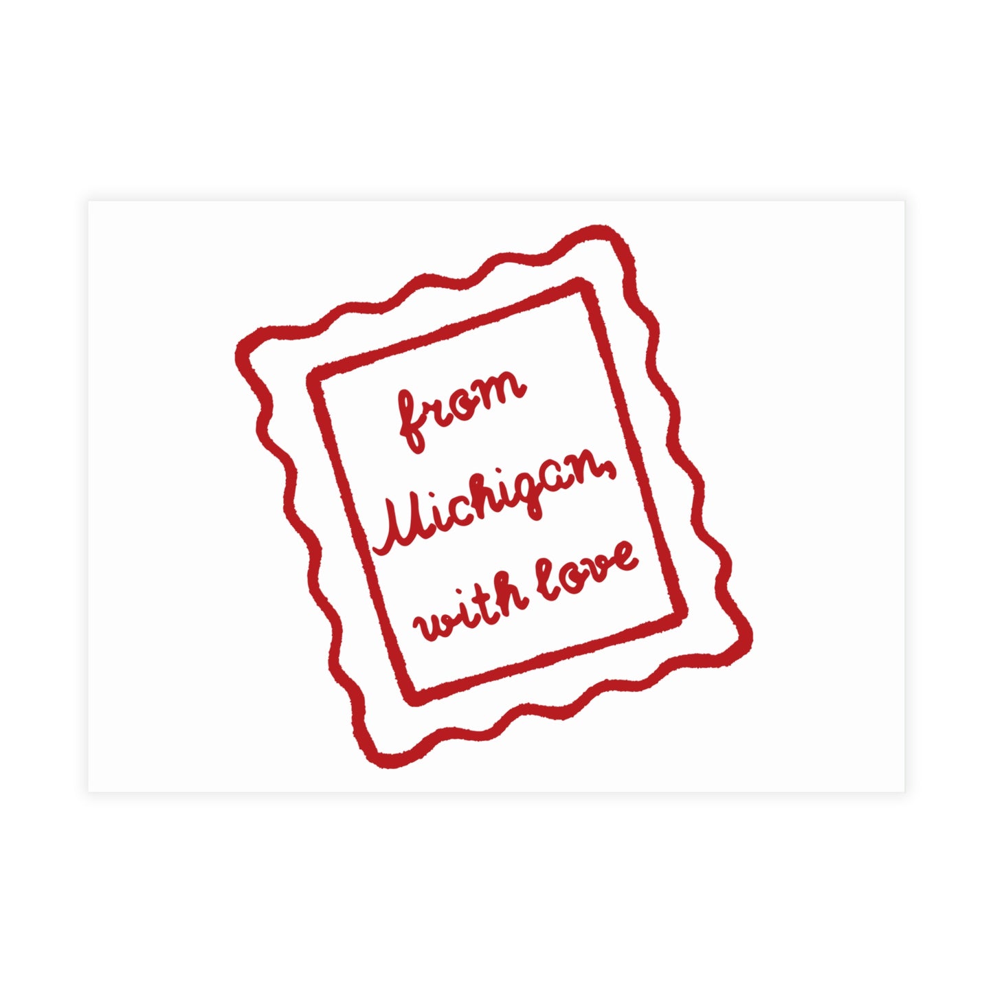 From MI with Love Postcard Bundles (envelopes included)