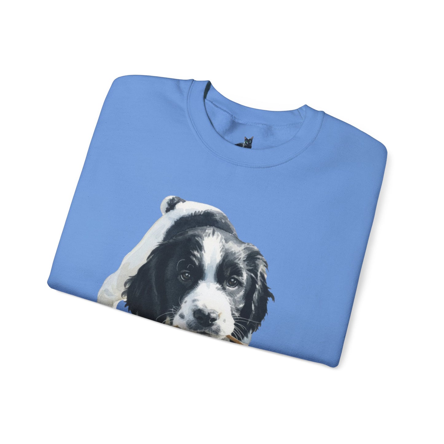Springer Spaniel Puppy Portrait Crewneck Sweatshirt | Gift for Pet Lovers