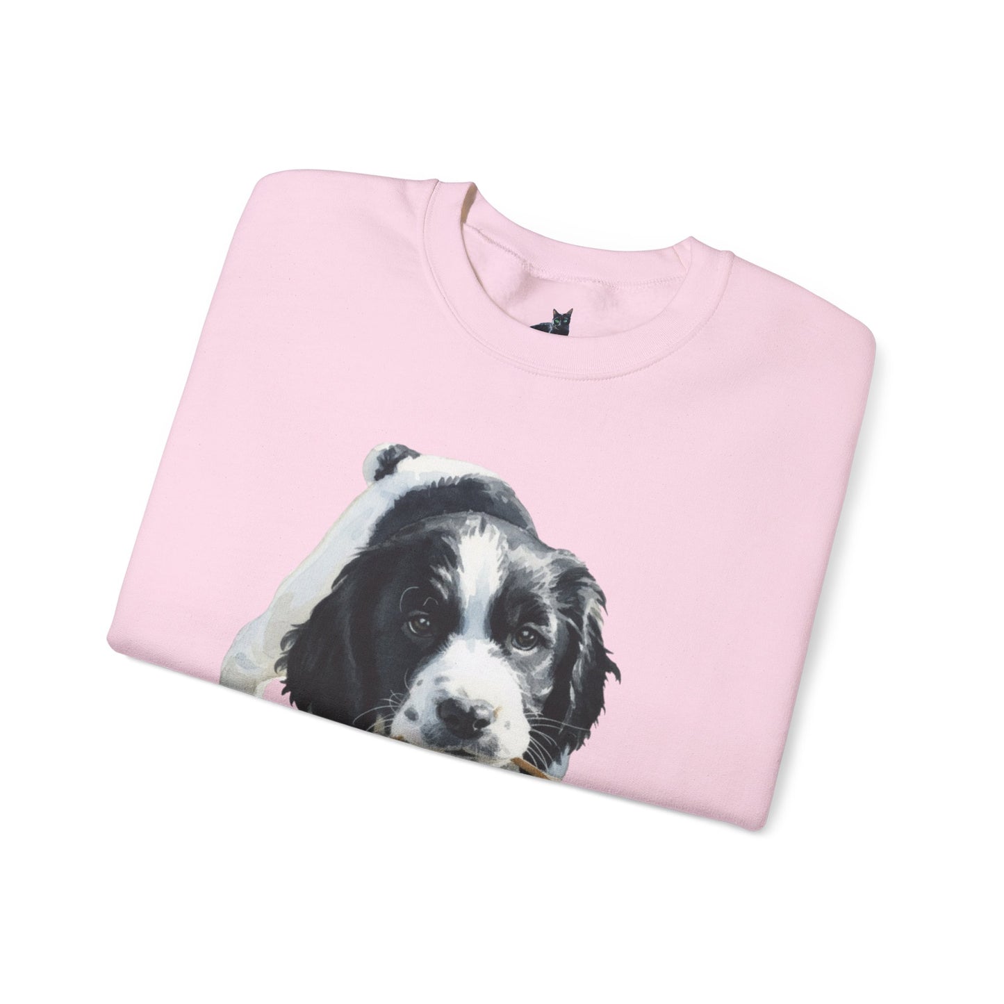 Springer Spaniel Puppy Portrait Crewneck Sweatshirt | Gift for Pet Lovers
